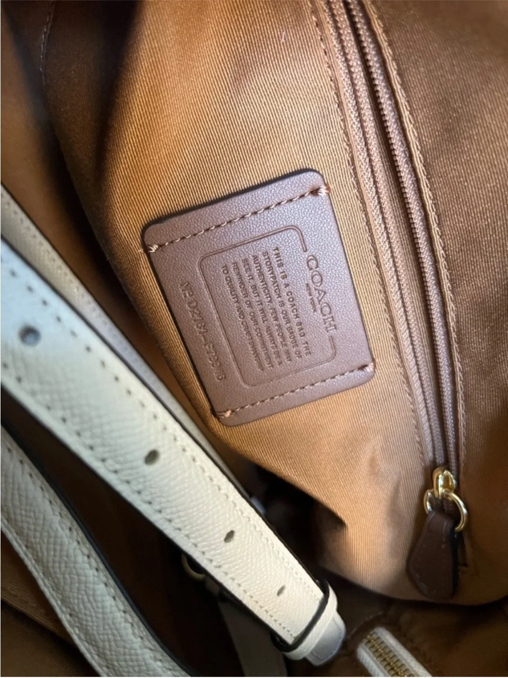 Coach Rowan Chalk/ Gold Crossbody